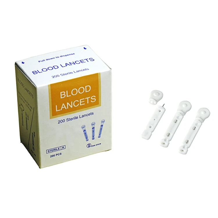 Lancette plate jetable de sang d'acier inoxydable de la lancette 28g 30g