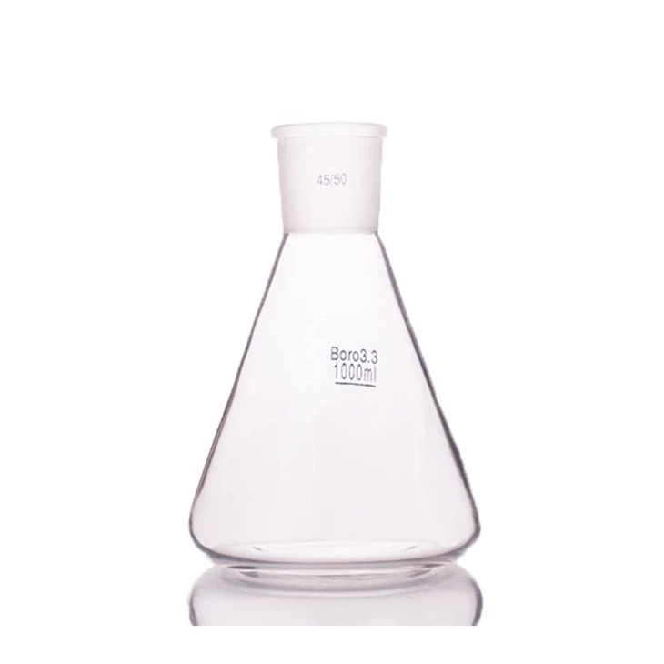 Glass Transparent Conical Flask