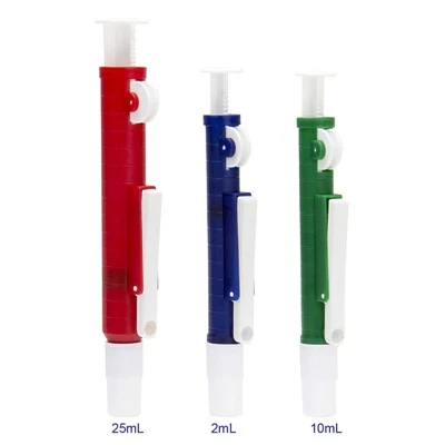 Pompe à pipette de laboratoire 2 ml, 5 ml, 10 ml, 25 ml